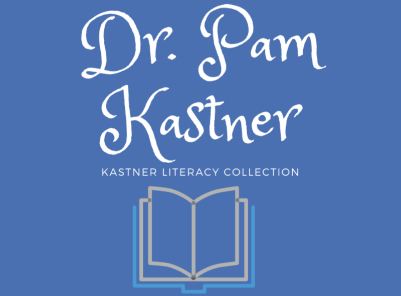 Dr. Pam Kastner, Kastner Literacy Collection with Book Icon Logo
